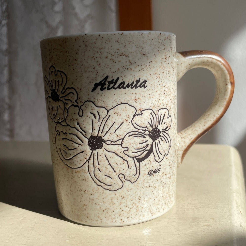 Vintage Atlanta ceramic souvenir mug